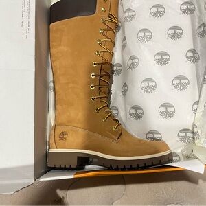 Timberland Tan Lace Up Boots